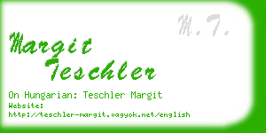 margit teschler business card